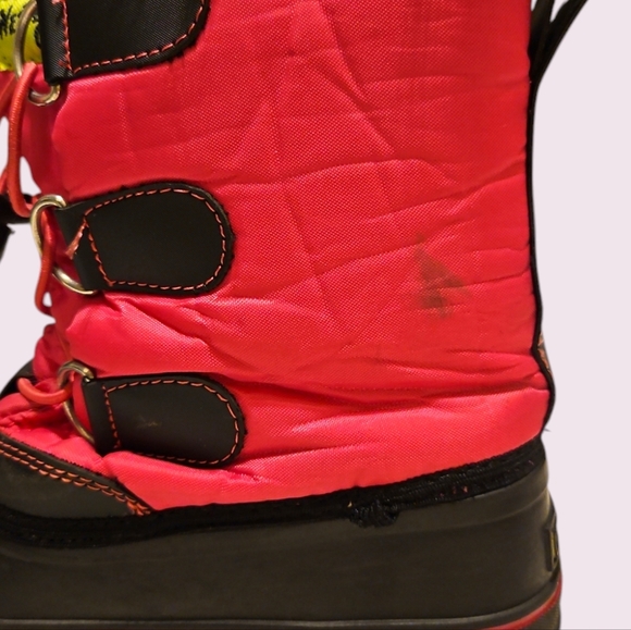 Western Chief Snow Boots Girls Size 3 Pink - Picture 7 of 7